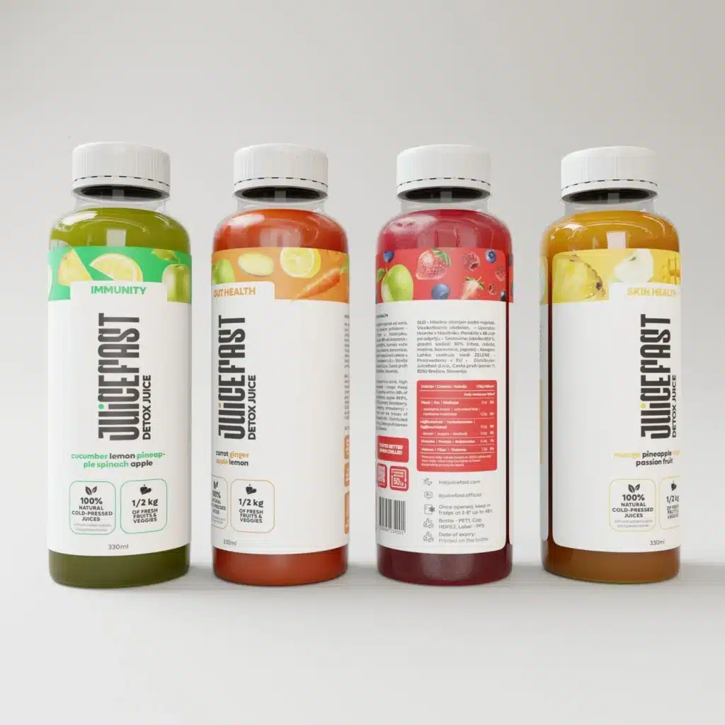 JUICEFAST sokovi nova pakiranja od 330ml za kafiće i tertetane B2B